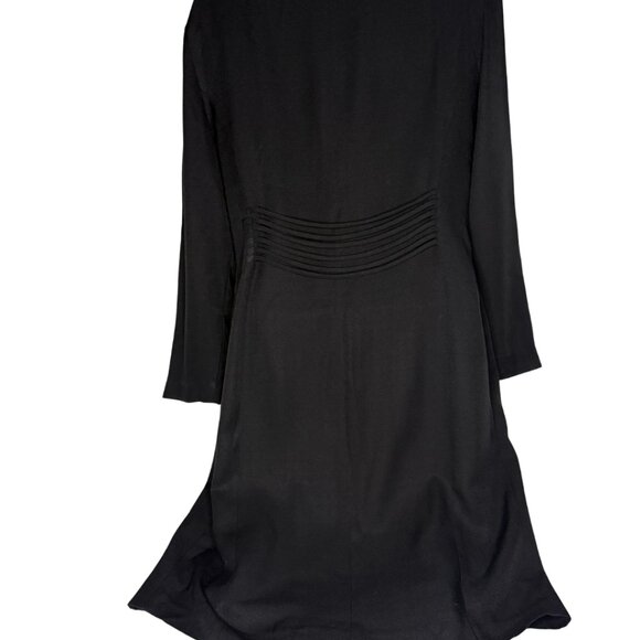 Lois Snyder Dani Max Tuxedo Blazer Dress: Tailored Classic Style, Size 12 - Picture 3 of 7